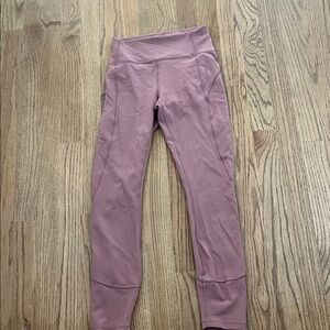 Lululemon mauve leggings